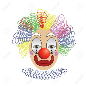 18496634-illustrazione-colorata-con-clown-per-il-vostro-disegno-Archivio-Fotografico